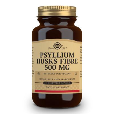 Fibra de Cáscara de Psyllium 500 mg (200 Cápsulas vegetales)