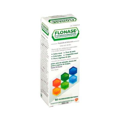 FLONASE 50 MICROGRAMOS/PULVERIZACION SUSPENSION PARA PULVERIZACION NASAL (60 pulverizaciones)