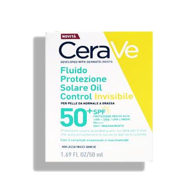 FLUIDO PROTECTOR HIDRATANTE INVISIBLE OIL CONTROL SPF50 (50ML) NOVEDAD!