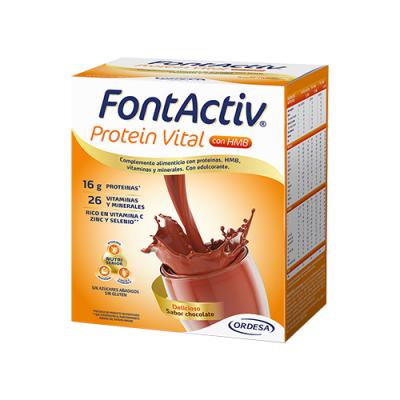 FONTACTIV PROTEIN VITAL CHOCOLATE (14 SOBRES X 30G)