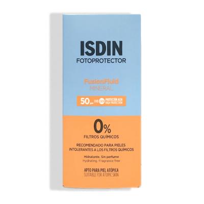 FOTOPROTECTOR FUSION FLUID SPF50 0% FILTROS (50ml)     