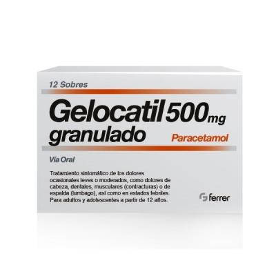 GELOCATIL 500mg GRANULADO (12 sobres)