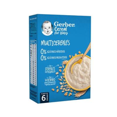 GERBER MULTICEREALES 0% AZÚCARES (250G)