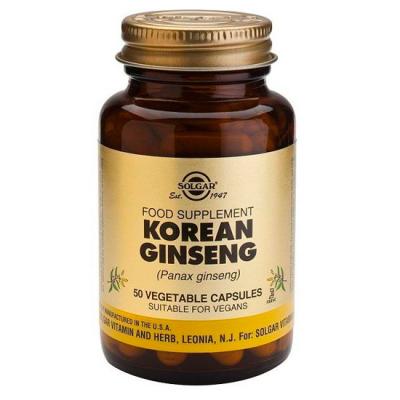 Ginseng Coreano - Panax ginseng  (50 Cápsulas Vegetales)