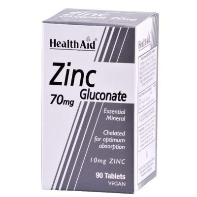 Gluconato de Zinc.70mg (90comp)