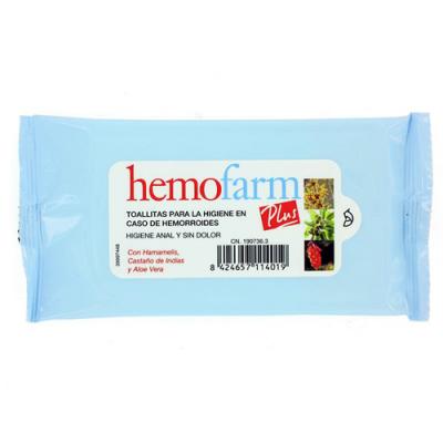 Hemofarm Plus Toallitas (20 toallitas)