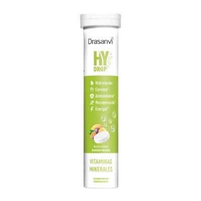 HY DROP ELECTROLITOS CON SABOR MANGO (18 COMP.EFERVESCENTES)