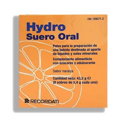 HYDRO SUERO ORAL (8 SOBRES x 5.4G) 
