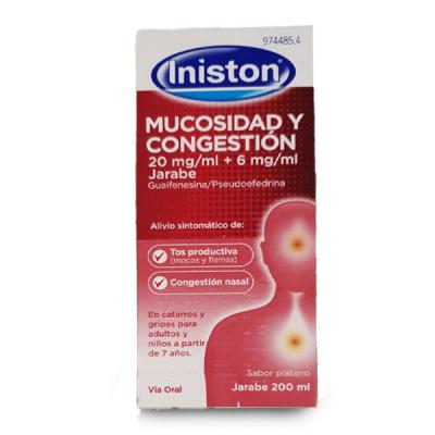 Iniston Mucosidad y Congestión Jarabe (200ml)