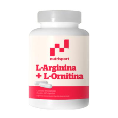 L-ARGININA Y L-ORNITINA 500MG  (100 CÁPSULAS)