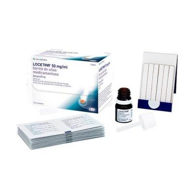 LOCETAR 50MG/ML BARNIZ DE UÑAS MEDICAMENTOSO 1 frasco de 5ml (vidrio tipo III)