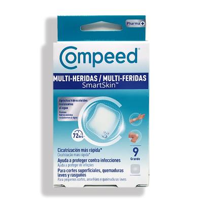 MULTI-HERIDAS  SMART-SKIN GRANDE (9 UNIDADES)