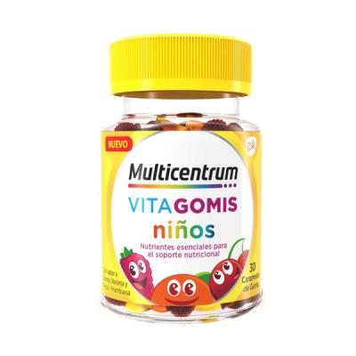 MULTICENTRUM VITAGOMIS NIÑOS +4 AÑOS (30 CARAMELOS DE GOMA)