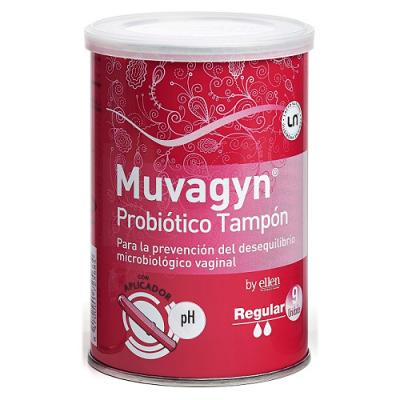 MUVAGYN® Tampón Aplicador Vaginal Regular (9uds) 