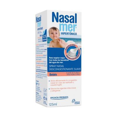 Nasalmer Spray NASAL SUAVE DESCONGESTINONANTE BEBÉS (125ml)