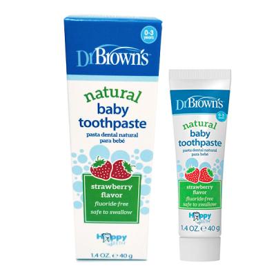 Dr. Brown's pasta dental natural bebe fresa 0-3 años 40gr - Farmacia en  Casa Online