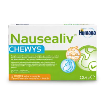 NAUSALIV CHEWYS ANTI-MAREO (12 CHICLES)