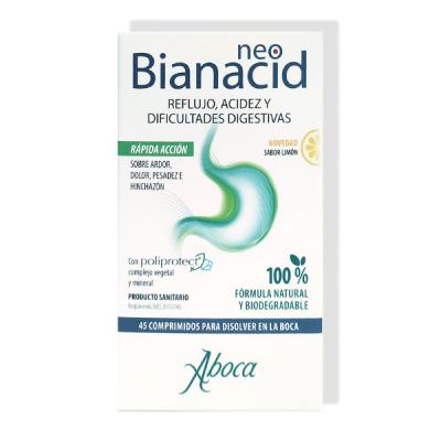 NEOBIANACID (45 COMPRIMIDOS MASTICABLES LIMON)