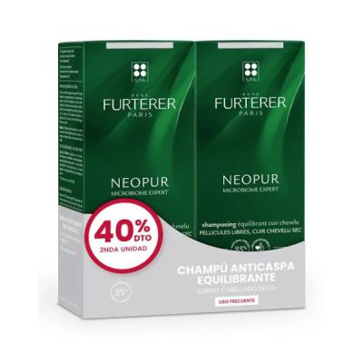 NEOPUR Pack Champú Anticaspa cabello seco (2 UNIDADES x 150ml)