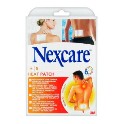 NEXCARE PARCHE CALOR 5CM X 13CM (5 UNIDADES)