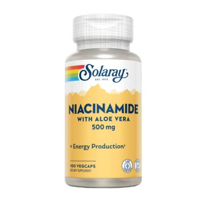 NIACINAMIDE 500MG CON ALOE VERA  (100 VEG.CAPSULAS)