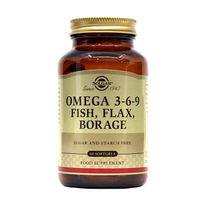 OMEGA 3-6-9 FISH, FLAX BORAGE (60 CAPS.BLANDAS)			