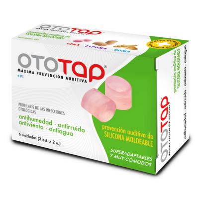 OTO TAP Tapones Auditivos de Silicona Moldeables (6uds)