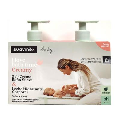 PACK BABY GEL-CREMA BAÑO (500ML) + LECHE HIDRATANTE CORPORAL (500ML)