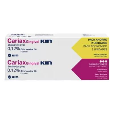 PACK CARIAX GINGIVAL PASTA DENTAL (2 UNIDADES x 125ML) 
