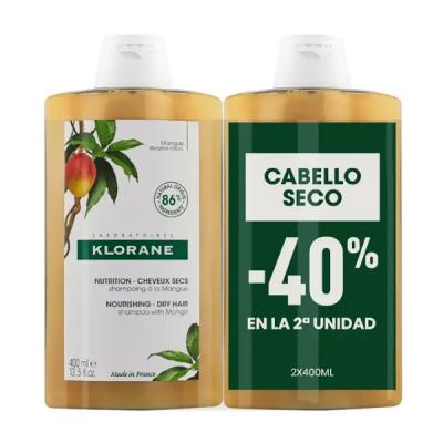 PACK CHAMPÚ AL MANGO CABELLO SECO (2 UNIDADES X 400ML)