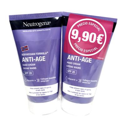 PACK CREMA MANOS ANTI-EDAD SPF20 (75ML X 2 UNIDADES)