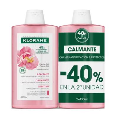 PACK DUPLO CHAMPÚ PEONIA CALMANTE (2X400ML)
