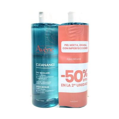 PACK DUPLO CLEANANCE AGUA MICELAR (2 UNIDADES X 400ML)
