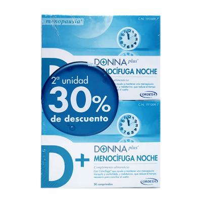 PACK DUPLO DONNAPLUS MENOCIFUGA NOCHE DUPLO (30 COMPRIMIDOS X 2 UNIDAD)