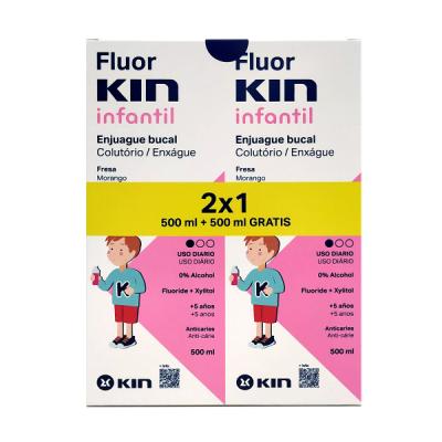 PACK FLUORKIN COLUTORIO INFANTIL (500ML x 2 UNIDADES) 