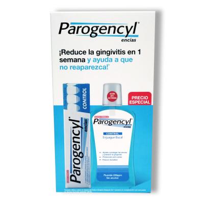 PACK PAROGENCYL ENCIAS CONTROL PASTA DENTAL + COLUTORIO