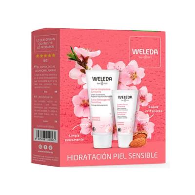 PACK PIEL SENSIBLE ALMENDRA LECHE LIMPIADORA (75ml) + CREMA FACIAL (30ml)