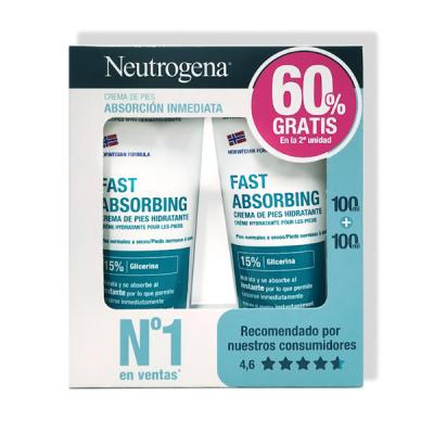 PACK PIES SECOS CREMA RÁPIDA ABSORCIÓN (100+100ML)