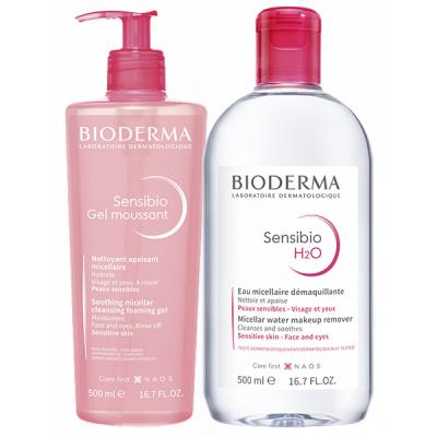 PACK SENSIBIO GEL MOUSSANT (500ML) + SENSIBIO H20 MICELAR (500ML)