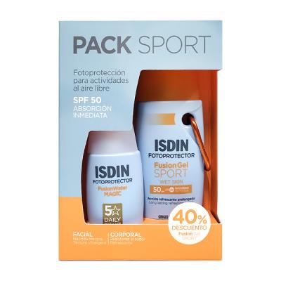 PACK SPORT FUSION WATER MAGIC SPF 50+ (50ML) + FUSION GEL SPORT SPF50 (100ML)
