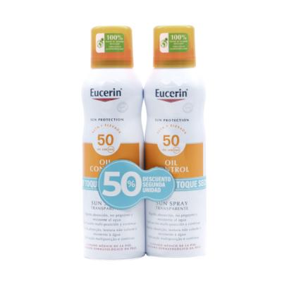 PACK SUN PROTECTION DUPLO SPRAY TOQUE SECO SPF50 (2x200ML)