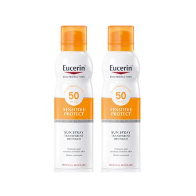 PACK SUN SPRAY TRANSPARENTE DRY TACTO SECO (2 UNIDADES X 200ML )