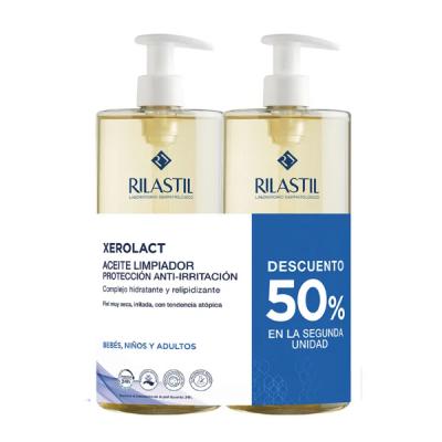 PACK XEROLACT ACEITE LIMPIADOR PIEL SECA ATOPICA  DUPLO (2x 1 LITRO)