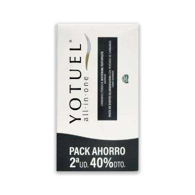 PACK YOTUEL ALL IN ONE DENTRÍFRICO BLANQUEADOR (2 X 75ML)