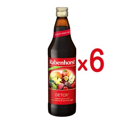 PACK ZUMO ECOLOGICO DETOX (750ML X 6 UNIDADES)				