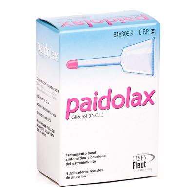 PAIDOLAX NIÑOS Solución rectal (4 enemas de 4ml)