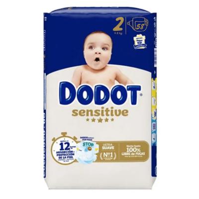 PAÑAL DODOT® PRO-SENSITIVE PLUS  T.2 4-8KG (58 PAÑALES)