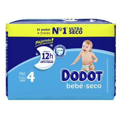 PAÑALES DODOT BEBE SECO TALLA 4 (9 - 14 KILOS) 64 UNIDADES en  Tu  web de la Hostelería