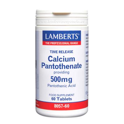 PANTOTENATO DE CALCIO 500MG (60 COMPRIMIDOS)