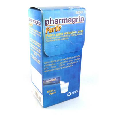 PHARMAGRIP FORTE POLVO PARA SOLUCION ORAL (10 sobres)